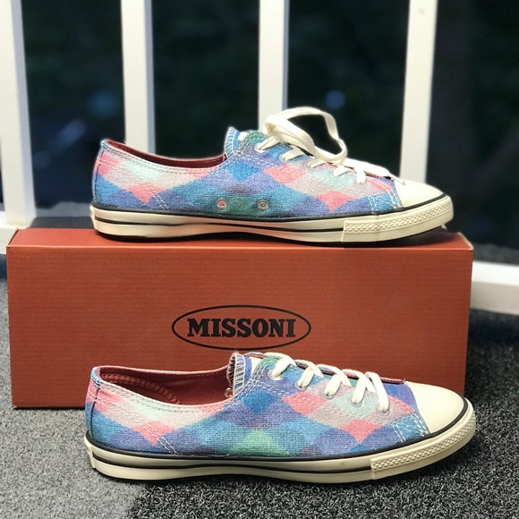 Converse Chuck Taylor Fancy Missoni BluePink Women - Picture 2 of 8